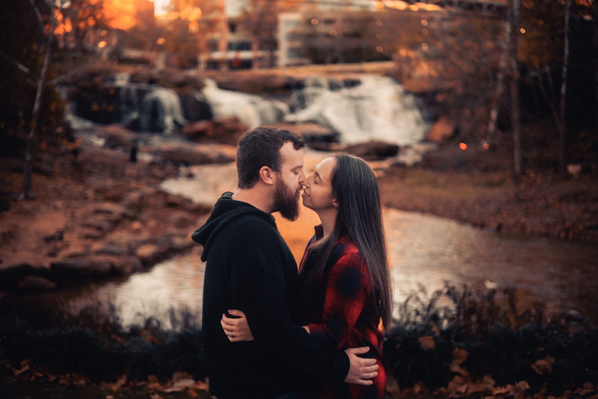 Couple at Falls Park